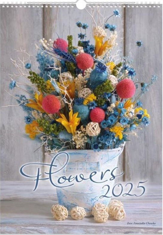 Flowers 2025 - nástěnný kalendář -  Autor Neuveden