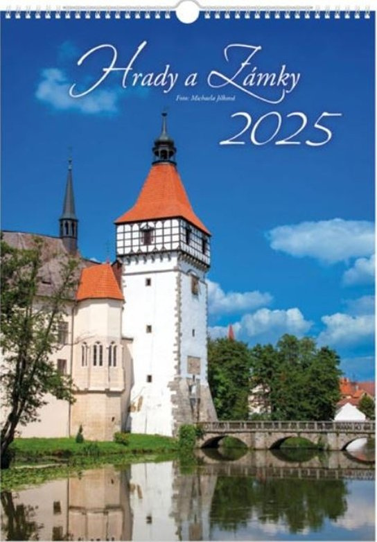 Hrad a zámky 2025 - nástěnný kalendář -  Autor Neuveden