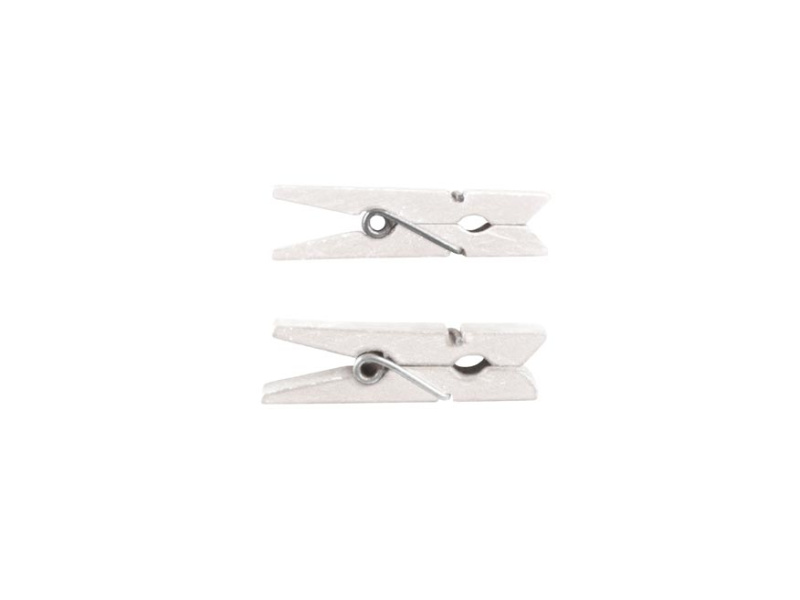 Kolíček dřevo 3,5cm/24ks bílý