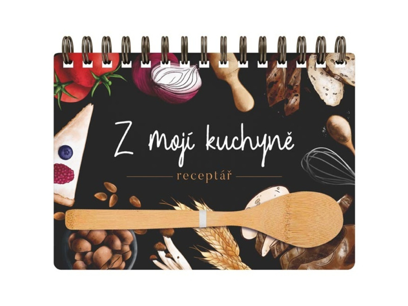 Z mojí kuchyně - Receptář 2 (Kniha na recepty s vařečkou)