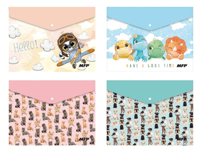 Obálka PP s drukem A5 potisk dětský mix č.1