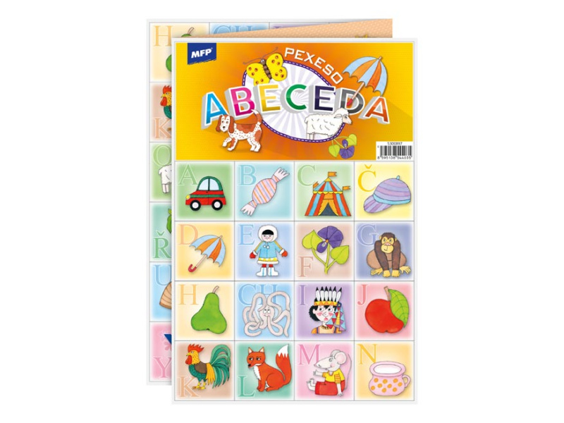Arka Pexeso 3xA4 Výuka abecedy