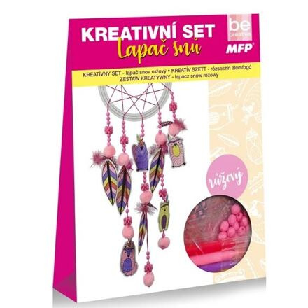 MFP Set kreativní lapač snů růžový