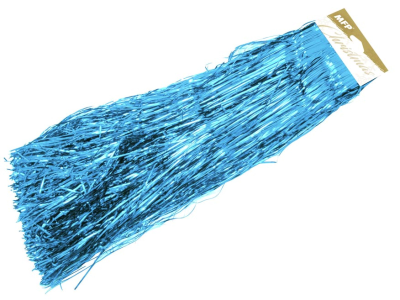 Lameta vánoční metal - světle modrá