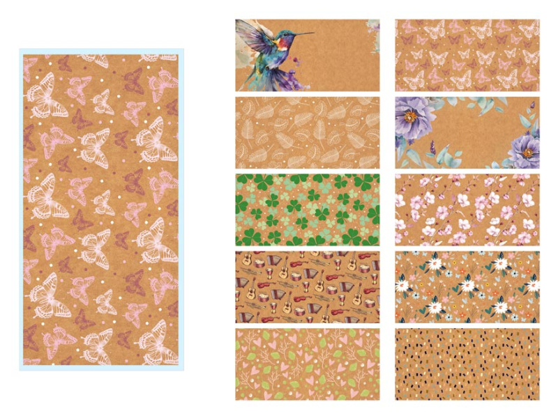 Dopisní obálka MFP DL natur - mix motivů