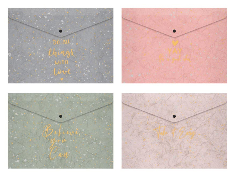 Obálka PP s drukem A5 potisk LUX - TIE mix