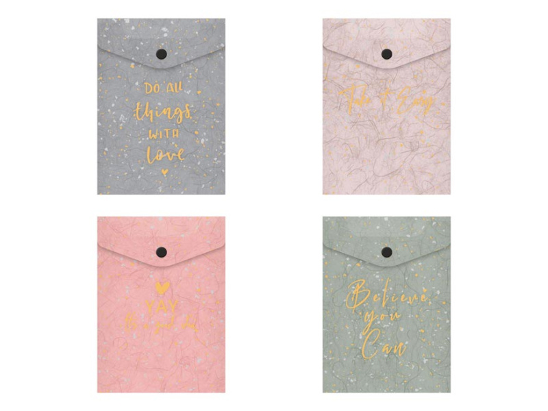 Obálka PP s drukem A6 vertikální potisk LUX - TIE mix