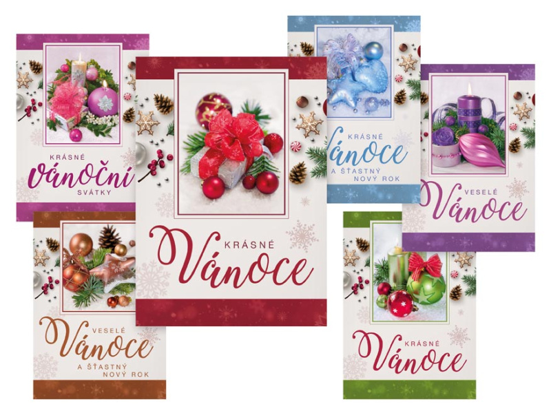 Pohlednice vánoční MFP 152 B UV