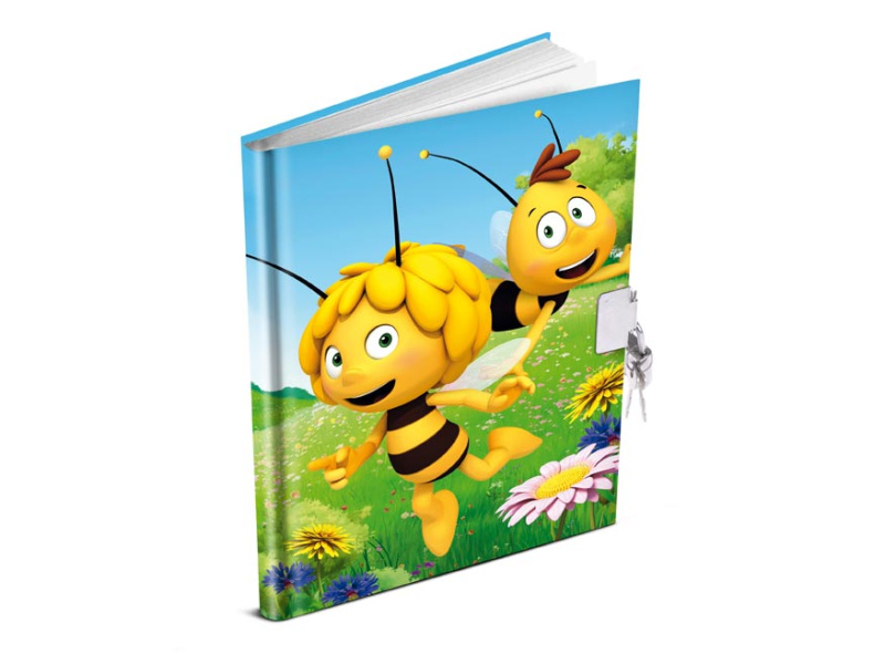památník se zámkem 14x19cm čistý - Včelka Mája