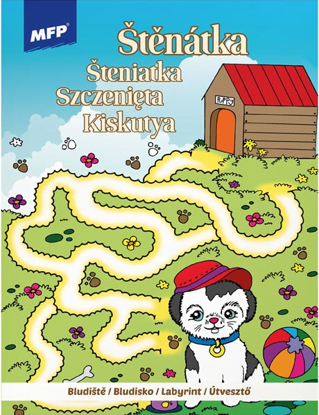 UNIPAP omalovánky Bludiště Štěňátko 210x276/32s 268001