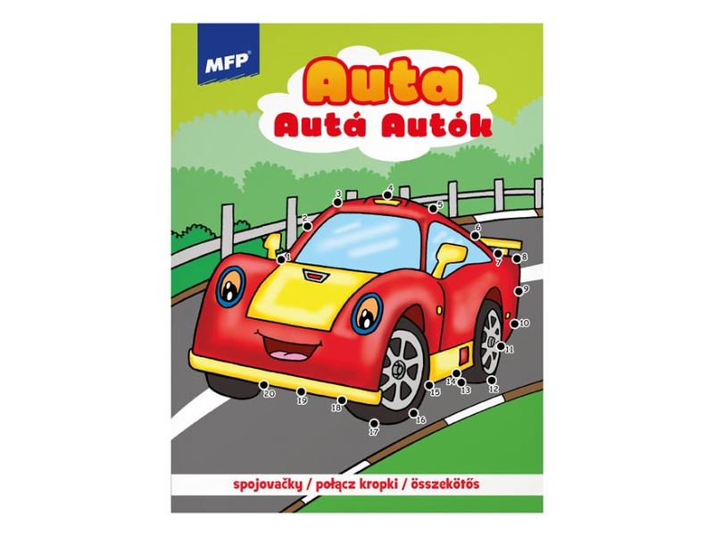 Omalovánky MFP A4 spojovačky Auta