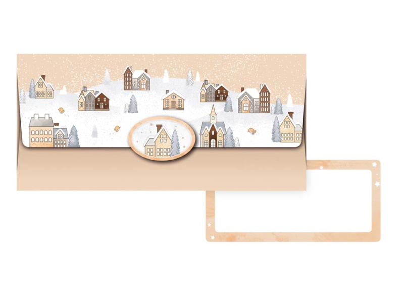 Obálka na peníze vánoční 88-032