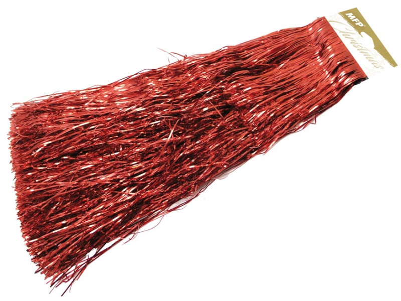 Vánoční metalická lameta – červená