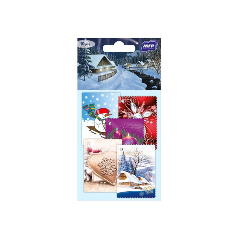 MFP Jmenovky na vánoční dárky 10 x 17 cm, 10 ks