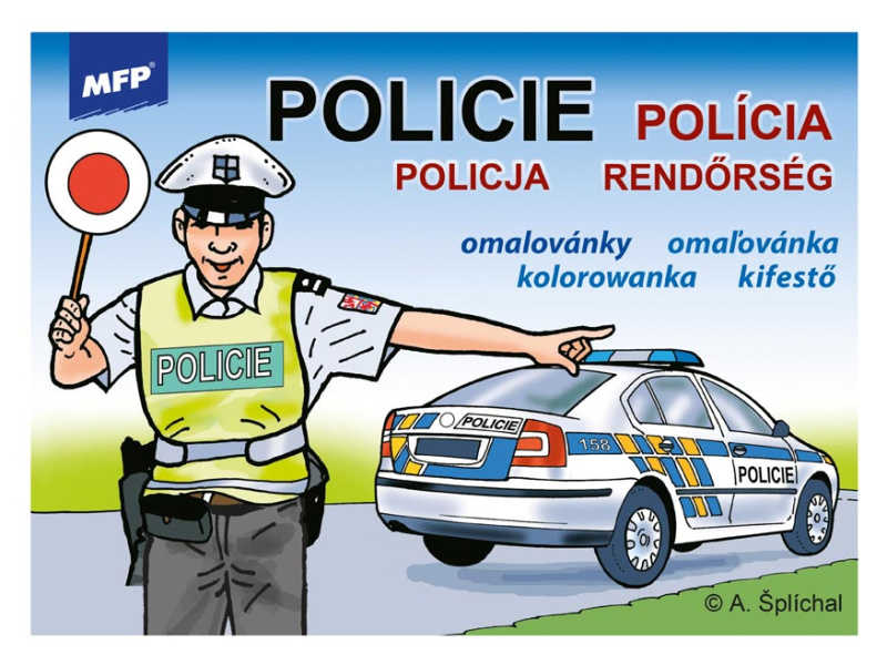 MFP Omalovánky A5 Policie