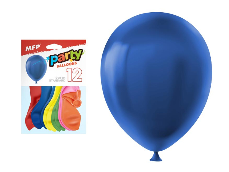 MFP Nafukovací balónek standard 23 cm, 12 ks