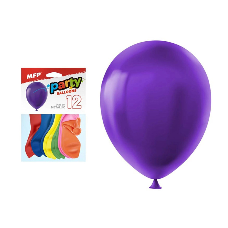 Metalické nafukovací balónky 23 cm