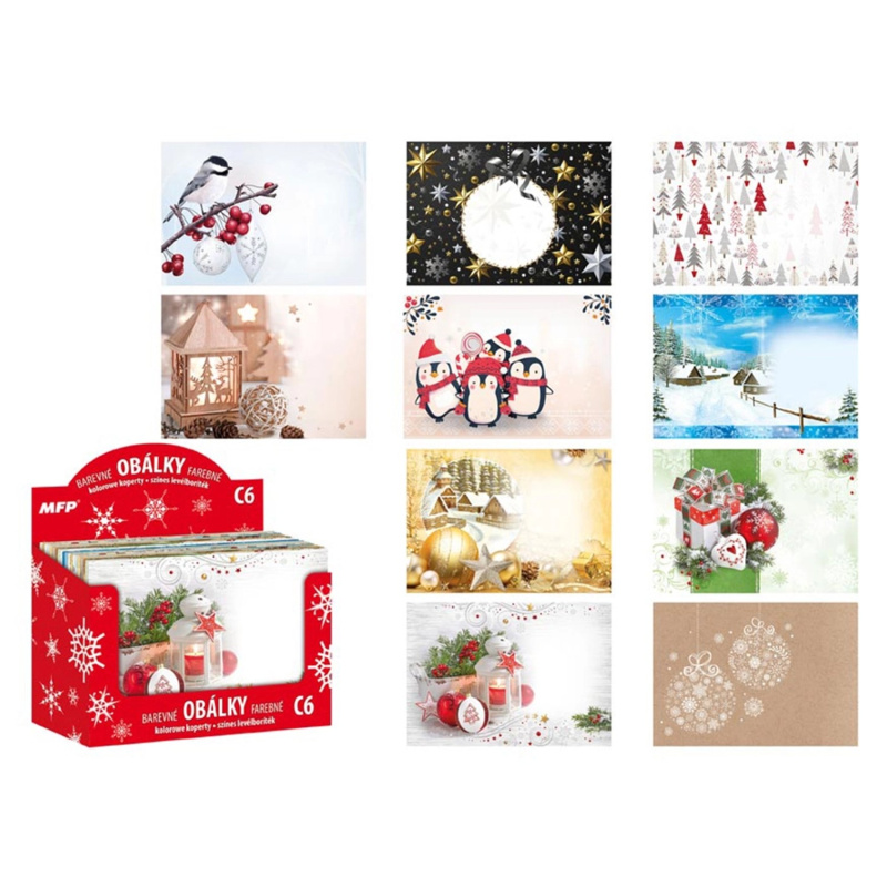 MFP Dopisní obálka vánoční C6 160 x 115 x 1 mm