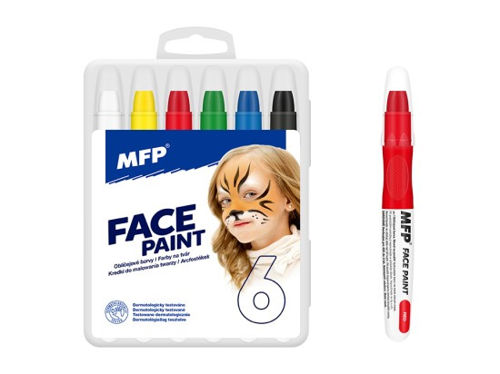MFP barvy na obličej 6ks set