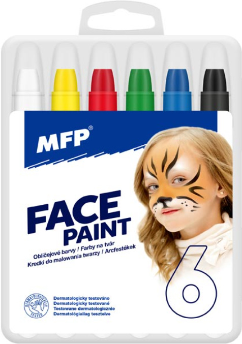 MFP barvy na obličej 6ks set