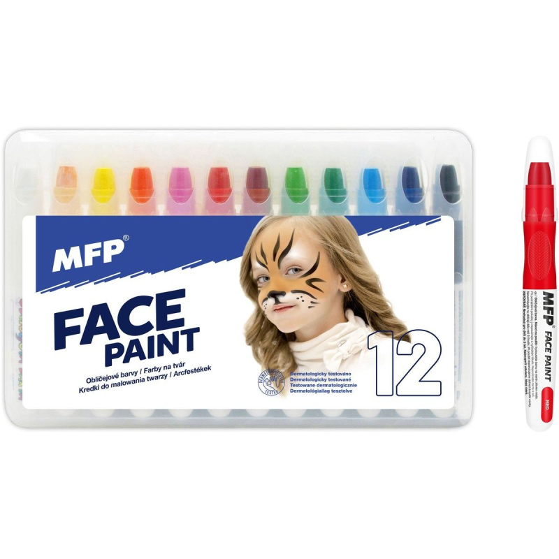 MFP Barvy na obličej 12 ks set
