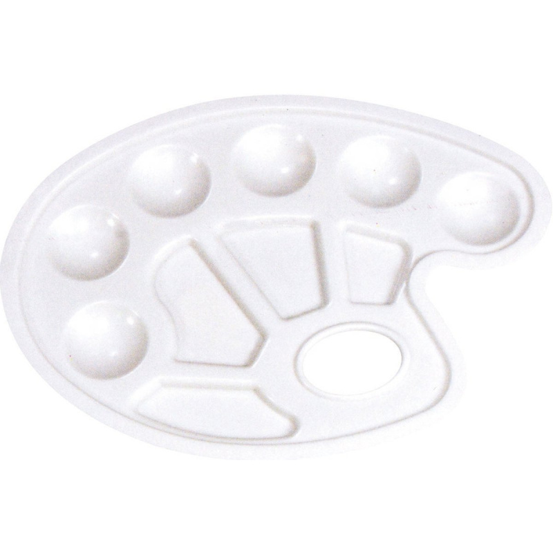 Paleta na barvy oválná