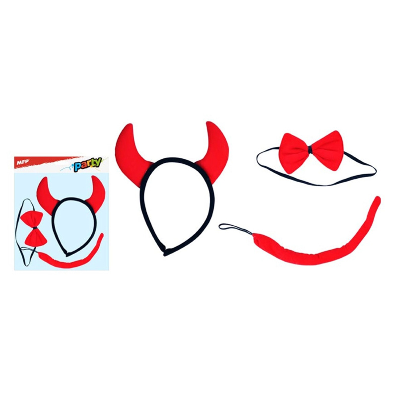 MFP Paper s.r.o. maska set 3ks ďáblík čelenka ocásek motýlek 1