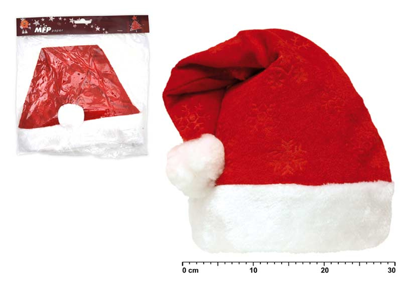 Mikulášská vánoční čepice