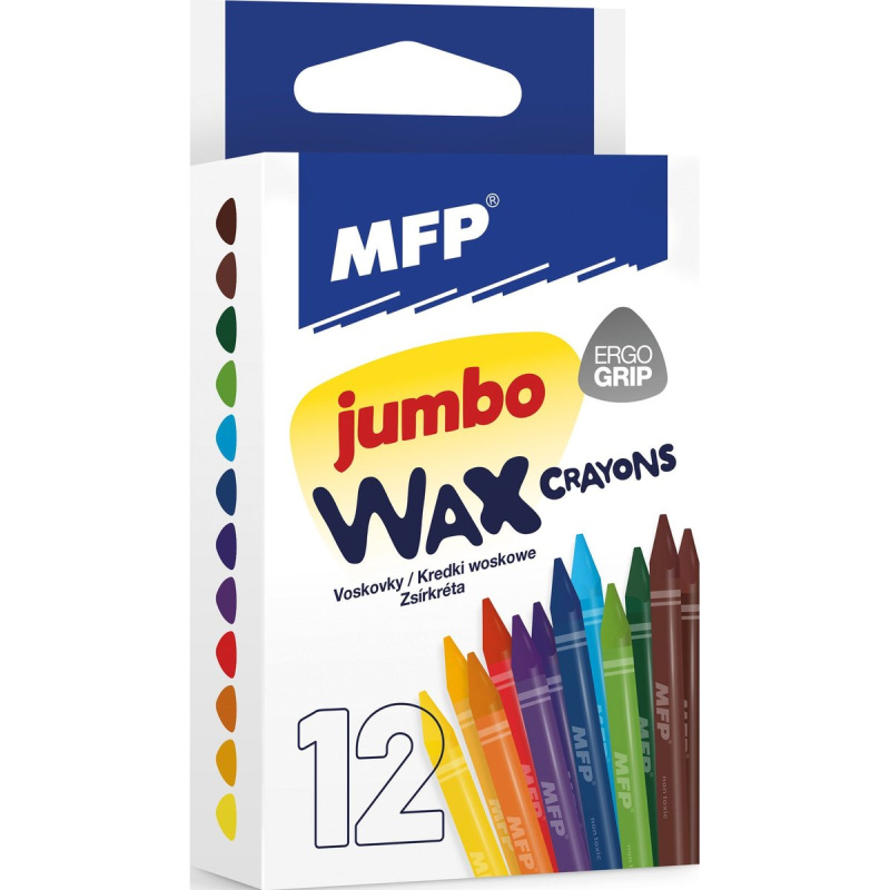 Voskovky Jumbo trojhranné