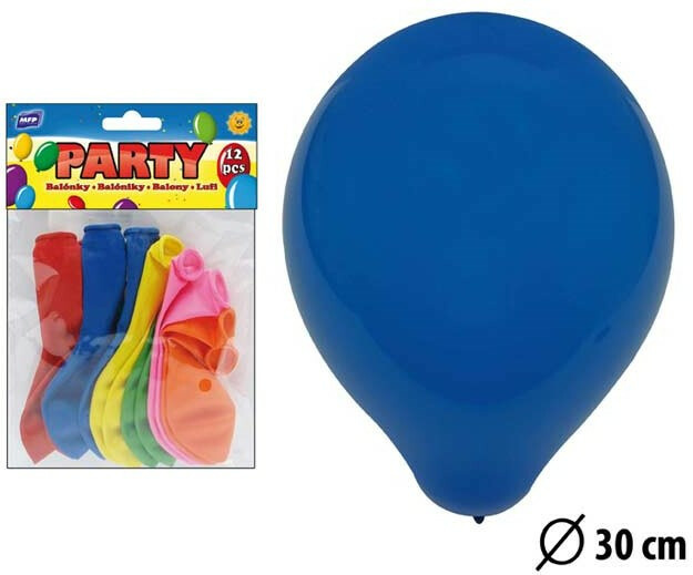 Barevné nafukovací balónky 30 cm