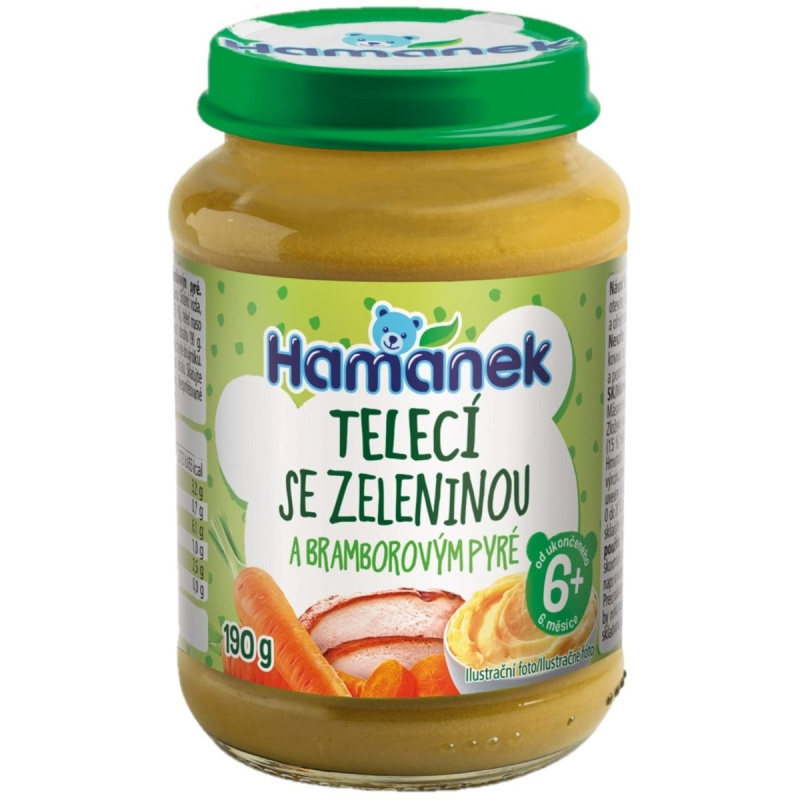 Hamánek Příkrm telecí se zeleninou