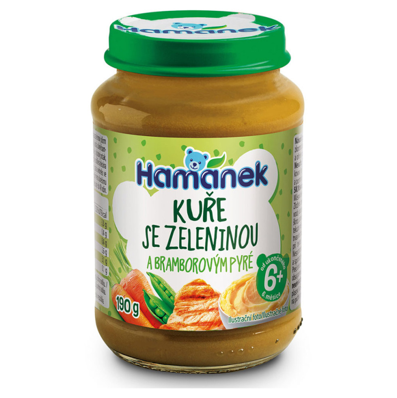 Hamánek Příkrm kuře se zeleninou a bramborem