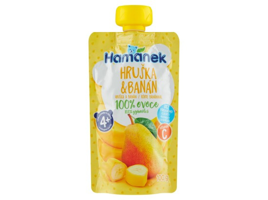 Hamánek Ovocná kapsička hruška a banán