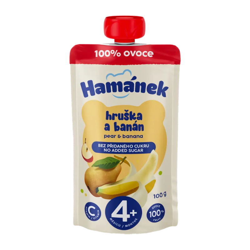 Hamánek Ovocná kapsička hruška a banán