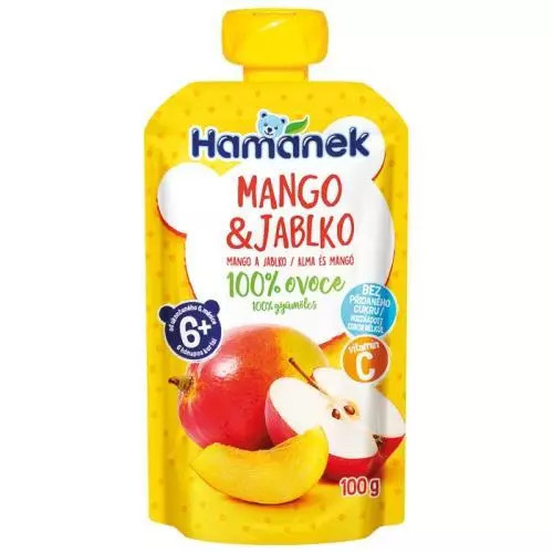 Hamánek Ovocná kapsička mango a jablko