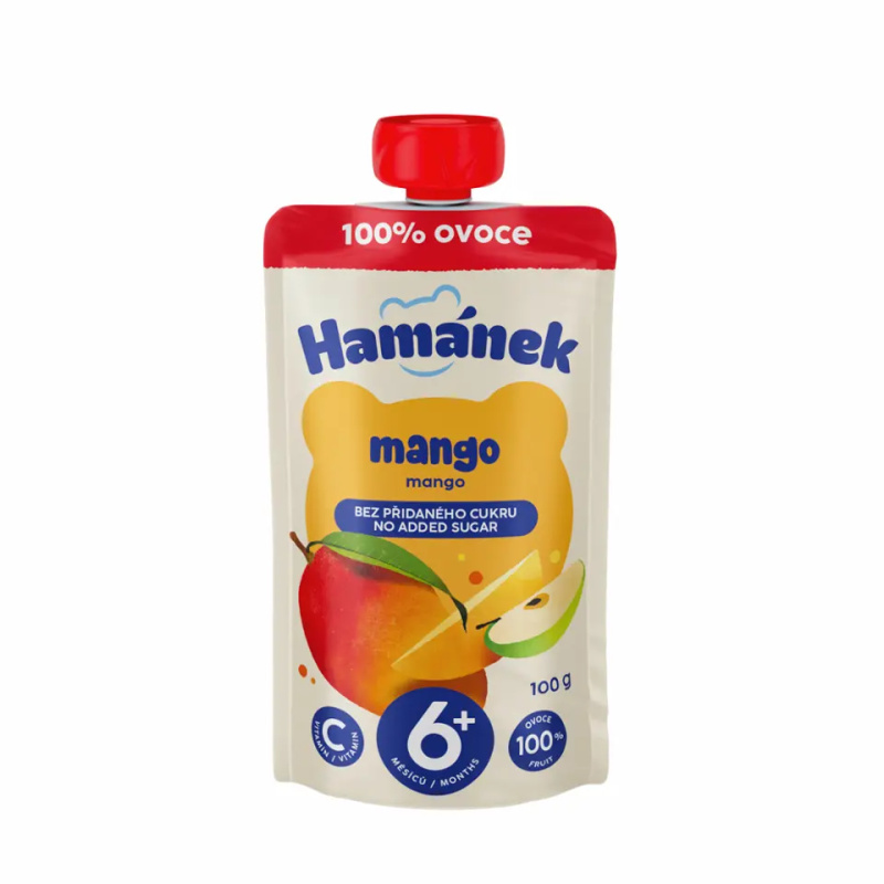 Hamánek Ovocná kapsička mango a jablko