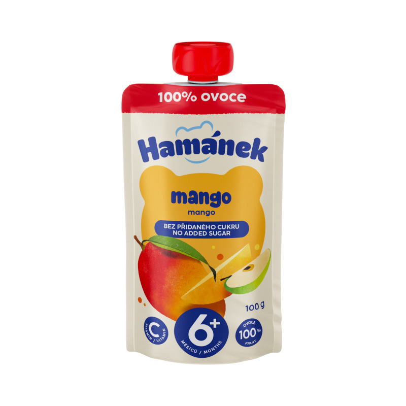 Hamánek Ovocná kapsička mango a jablko