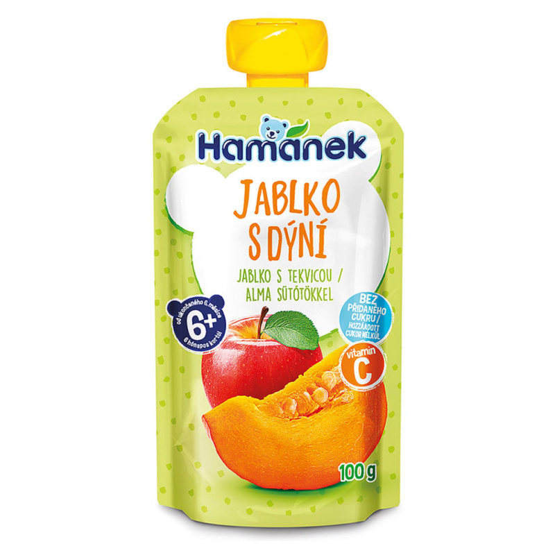 Hamánek Ovocná kapsička jablko a dýně