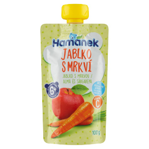 HAMÁNEK Jablko s mrkví 6m+ 100 g