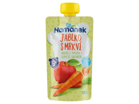 HAMÁNEK Jablko s mrkví 6m+ 100 g