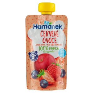 HAMÁNEK Červené ovoce 6m+ 100 g