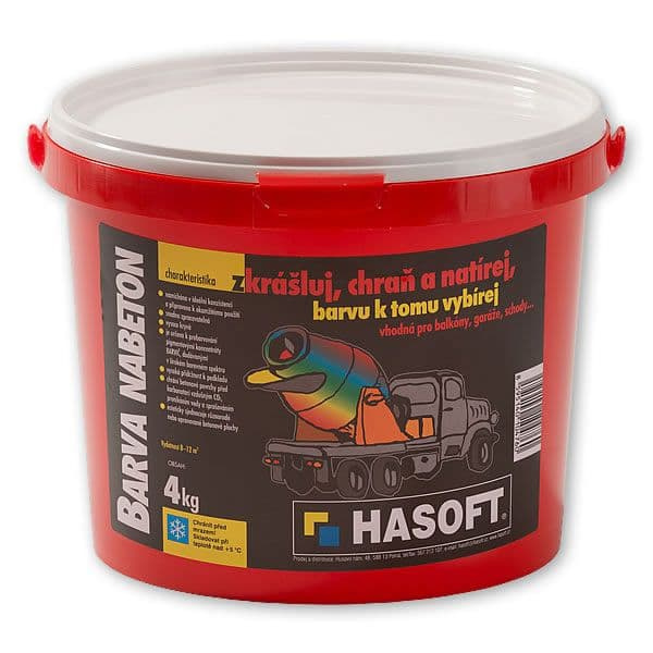 Hasoft Barva Nabeton v balení: 4  kg