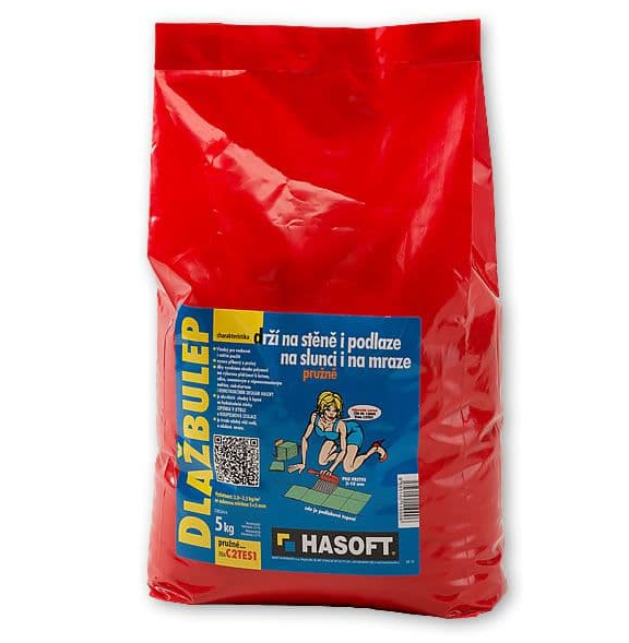 Hasoft Dlažbulep Typ: pytel, v balení: 5  kg