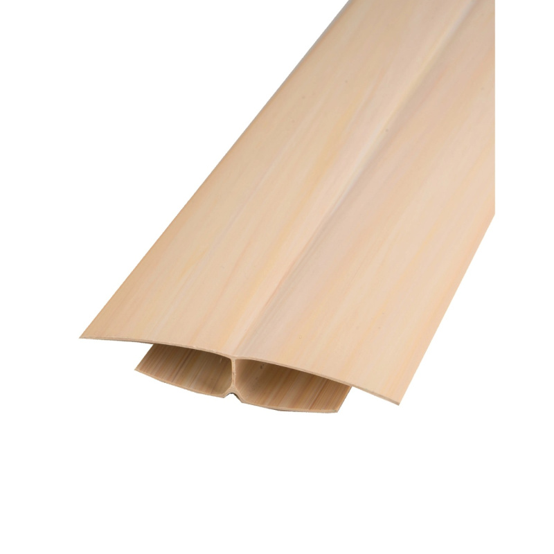 HOPA Spojovací profil k plastovému obkladu, hnědý, 43 x 12 mm