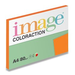 Image Coloraction - barevný papír - cihlově oranžová