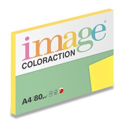 Image Coloraction - barevný papír - sytá žlutá, 100 listů