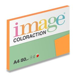 Image Coloraction - barevný papír - sytá oranžová, 100 listů