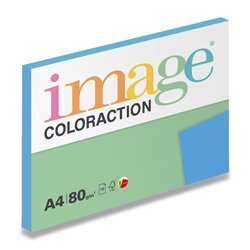 Image Coloraction - barevný papír - středně modrá