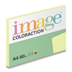 Image Coloraction - barevný papír - pastelově žlutá, 100 listů