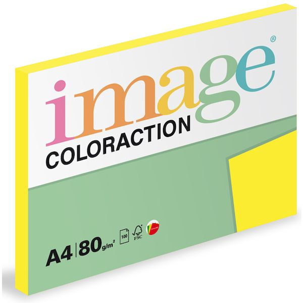Image Coloraction - barevný papír - reflexní žlutý